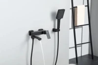 Смеситель для ванны с душем Frap H76 F3276-6 черный Смеситель для ванны с душем Frap H76 F3276-6 черный
