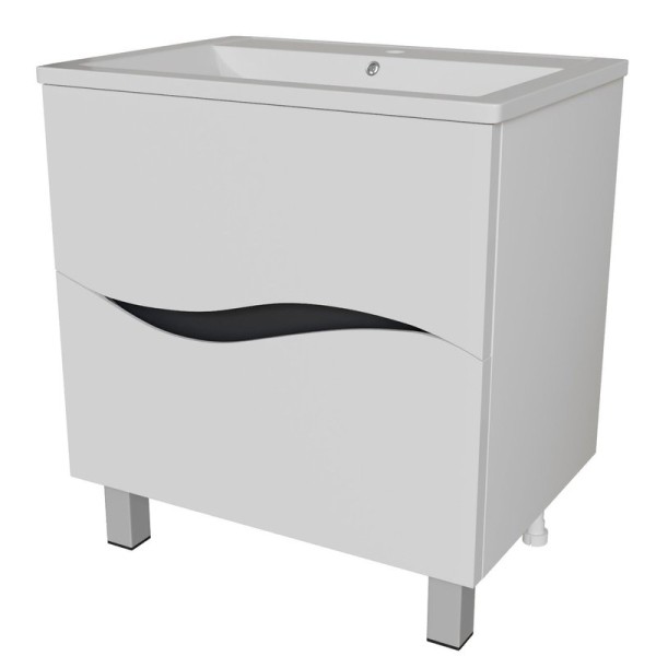 Тумба д/ванной "Лайф-60" под ум.Марго-60 (Mixline) (ПВХ)