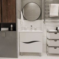 Тумба д/ванной "Лайф-60" под ум.Марго-60 (Mixline) (ПВХ)