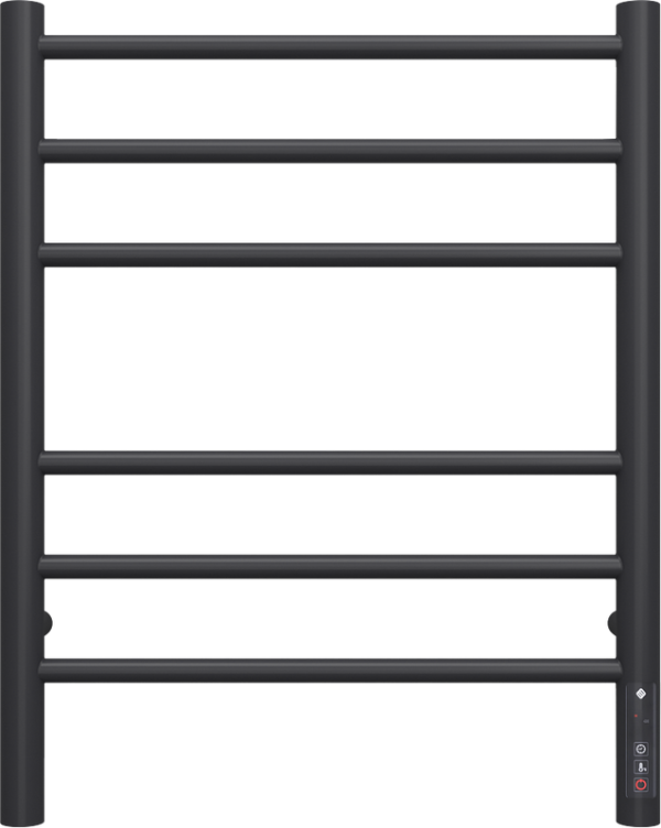 Полотенцесушитель электрический Terminus Аврора П6 450x600, матовый чёрный