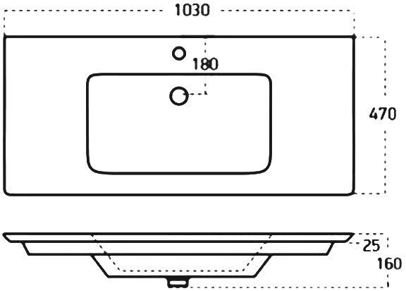 Тумба с раковиной Aquanet Селена 105 серебро, 2 двери