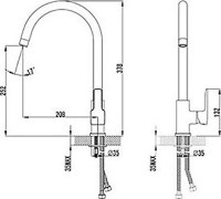 Смеситель для кухни Lemark Basis LM3605C