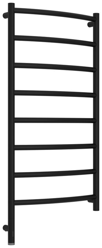 Полотенцесушитель электрический Сунержа Галант 3.1 31-6000-1050 110x55 см, подключение слева, матовый черный, лесенка