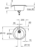 Мойка кухонная Grohe K200 31656AT0