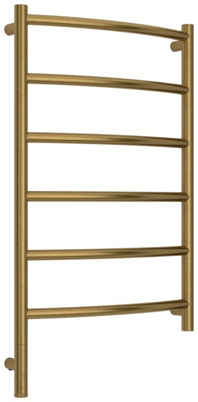 Полотенцесушитель электрический Сунержа Галант 3.1 051-6000-8050 90x55 см, подключение слева, состаренная латунь, лесенка