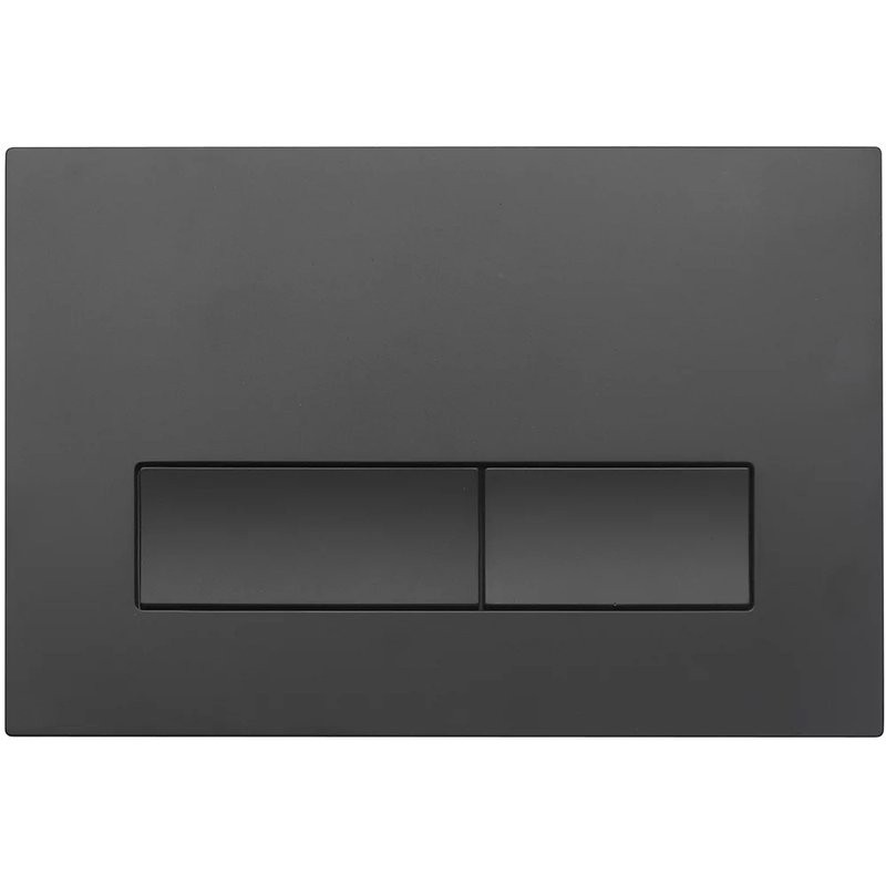 Кнопка смыва для унитаза Veconi Flush V1 пластик, цвет матовый черный