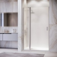 Душевая дверь в нишу RGW Leipzig LE-004-Gg 1000х1950 профиль серый, стекло матовое