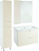 Зеркало Bellezza Пегас L 80 бежевое