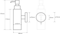 Дозатор Bemeta Omega 104109012 Дозатор Bemeta Omega 104109012