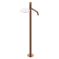 Напольный смеситель для раковины Boheme Stick 120-CB.3 copper brushed linea Напольный смеситель для раковины Boheme Stick 120-CB.3 copper brushed linea