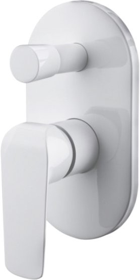 Встраиваемый смеситель для душа и ванны Kaiser Glory 69277 С ВНУТРЕННЕЙ ЧАСТЬЮ, белый