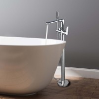 Напольный смеситель для ванны с душем AQUATEK Ника AQ1845CR С ВНУТРЕННЕЙ ЧАСТЬЮ, хром