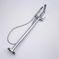 Напольный смеситель для ванны с душем AQUATEK Ника AQ1845CR С ВНУТРЕННЕЙ ЧАСТЬЮ, хром