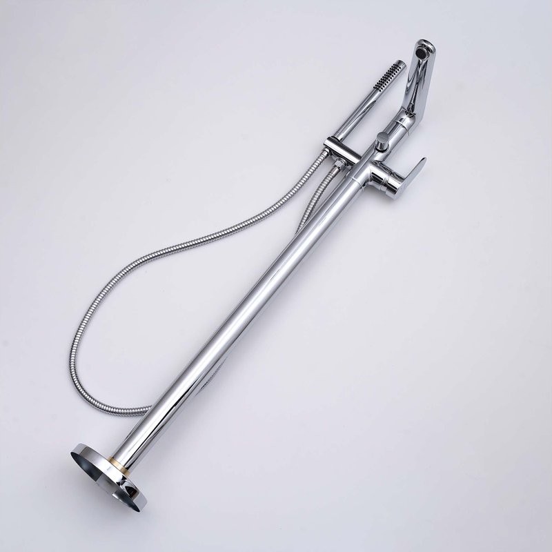 Напольный смеситель для ванны с душем AQUATEK Ника AQ1845CR С ВНУТРЕННЕЙ ЧАСТЬЮ, хром