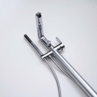 Напольный смеситель для ванны с душем AQUATEK Ника AQ1845CR С ВНУТРЕННЕЙ ЧАСТЬЮ, хром