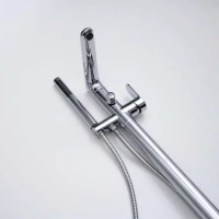 Напольный смеситель для ванны с душем AQUATEK Ника AQ1845CR С ВНУТРЕННЕЙ ЧАСТЬЮ, хром