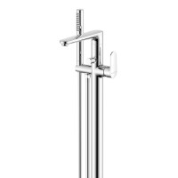 Напольный смеситель для ванны с душем AQUATEK Ника AQ1845CR С ВНУТРЕННЕЙ ЧАСТЬЮ, хром