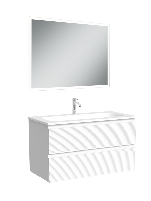 Мебель для ванной комнаты Sancos Folk 90 подвесная, bianco, раковина СN7019