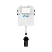 Смывной бачок скрытого монтажа Abber AC0104 цвет белый