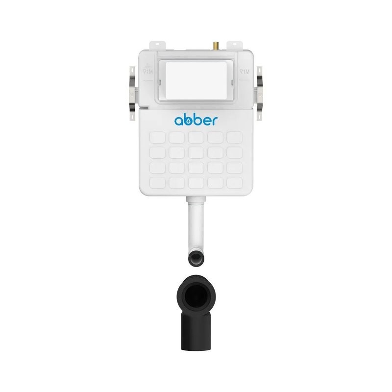 Смывной бачок скрытого монтажа Abber AC0104 цвет белый