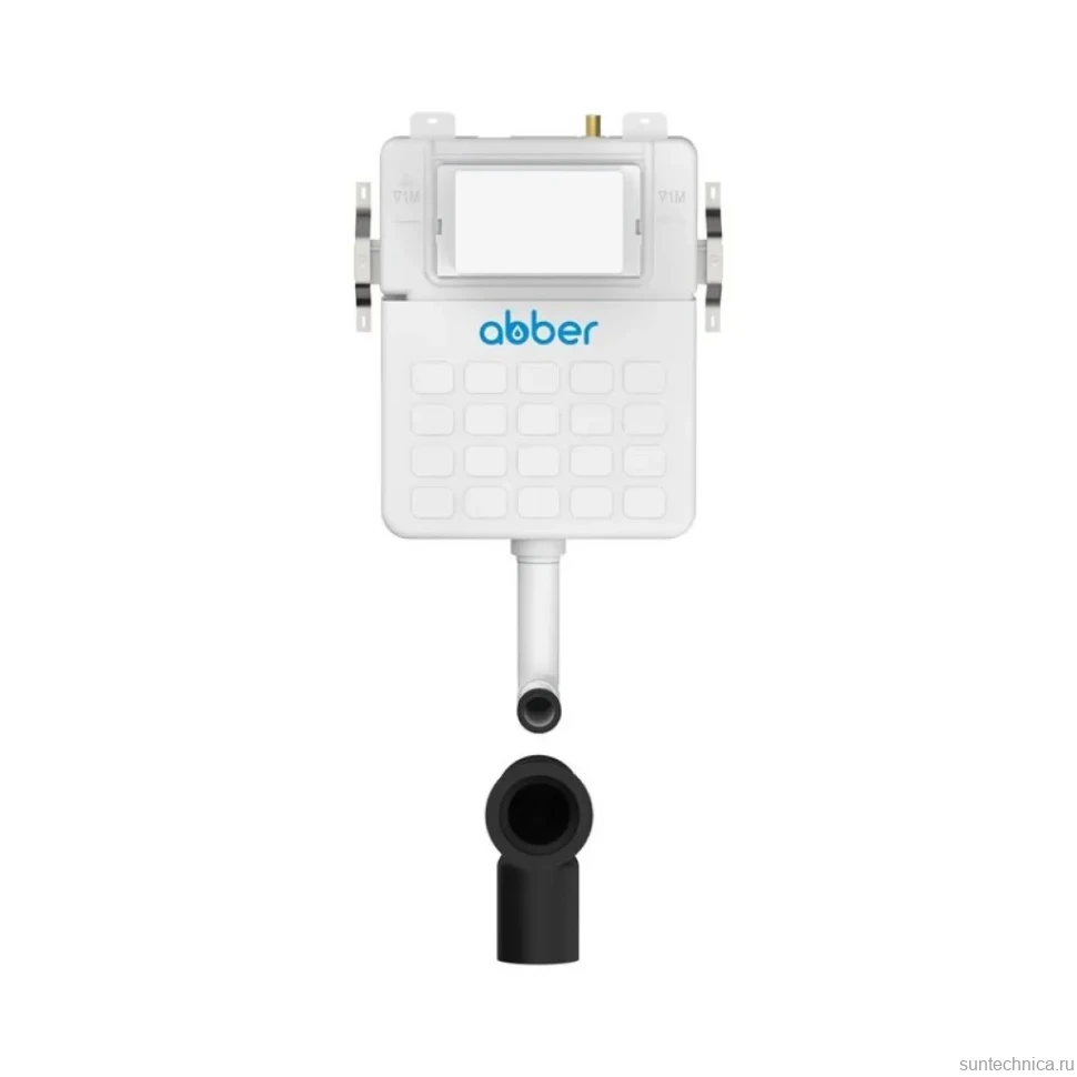 Смывной бачок скрытого монтажа Abber AC0104 цвет белый