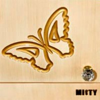 Мебель для ванной комнаты Misty Бабочка 90 бежевая, патина