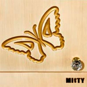 Мебель для ванной комнаты Misty Бабочка 90 бежевая, патина