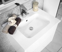 Тумба с раковиной AQUATON Римини 60 белая