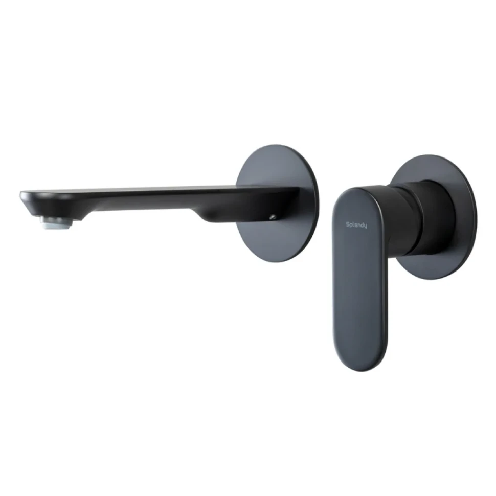 Смеситель для раковины Splendy Rest RE201190UK2BM С ВНУТРЕННЕЙ ЧАСТЬЮ, черный матовый