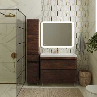 Мебель для ванной Style Line Атлантика 100 Люкс Plus, напольная, старое дерево