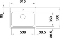 Мойка кухонная Blanco Lemis 6-IF 525108