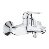 Смеситель для ванны с душем однорычажный 1/2" GROHE Euroeco, хром (32743001)