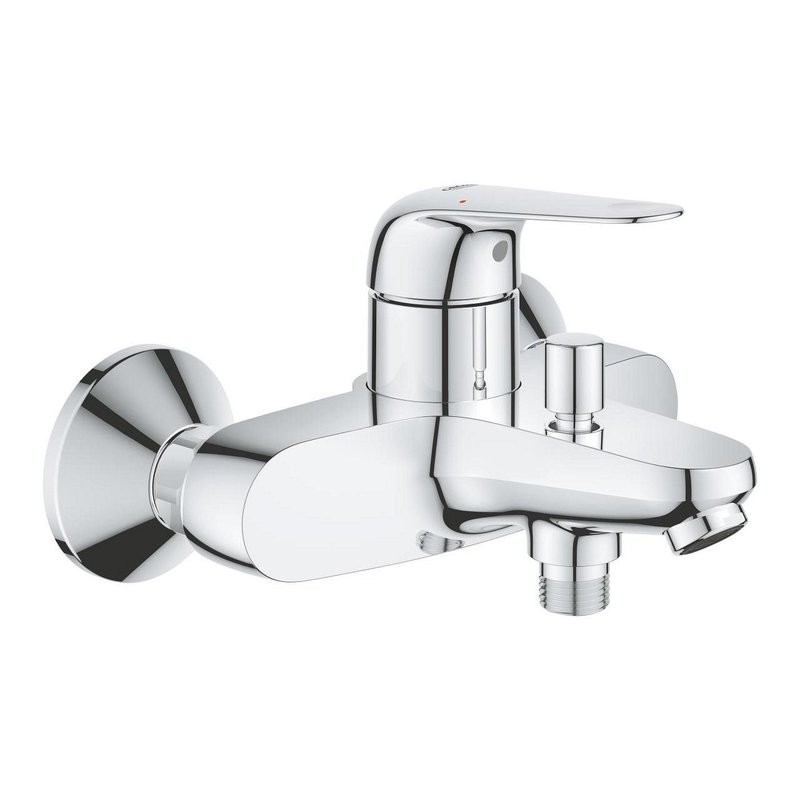 Смеситель для ванны с душем однорычажный 1/2" GROHE Euroeco, хром (32743001)