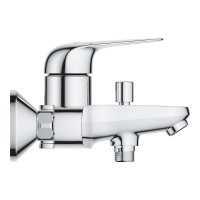 Смеситель для ванны с душем однорычажный 1/2" GROHE Euroeco, хром (32743001)