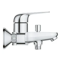 Смеситель для ванны с душем однорычажный 1/2" GROHE Euroeco, хром (32743001) Смеситель для ванны с душем однорычажный 1/2" GROHE Euroeco, хром (32743001)