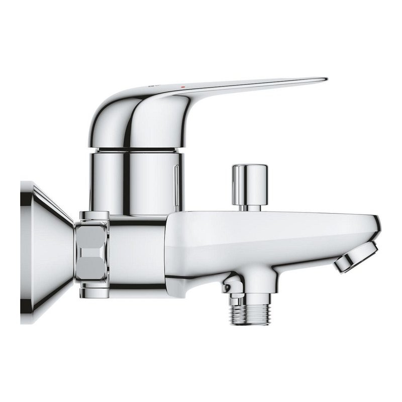Смеситель для ванны с душем однорычажный 1/2" GROHE Euroeco, хром (32743001)
