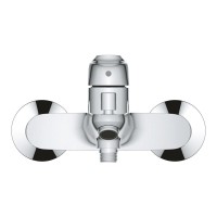 Смеситель для ванны с душем однорычажный 1/2" GROHE Euroeco, хром (32743001)