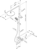 Душевая стойка AM.PM Like F0780964