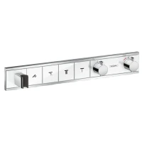 Термостатический смеситель Hansgrohe RainSelect 15357400 белый, хром
