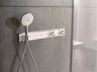 Термостатический смеситель Hansgrohe RainSelect 15357400 белый, хром