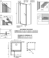 Душевой уголок Radaway Essenza New KDJ 120х75 L