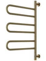 Полотенцесушитель электрический Сунержа Парео 4.0 32-0823-0773 75x50 см, скрытое подключение, золотой шелк, E-образный