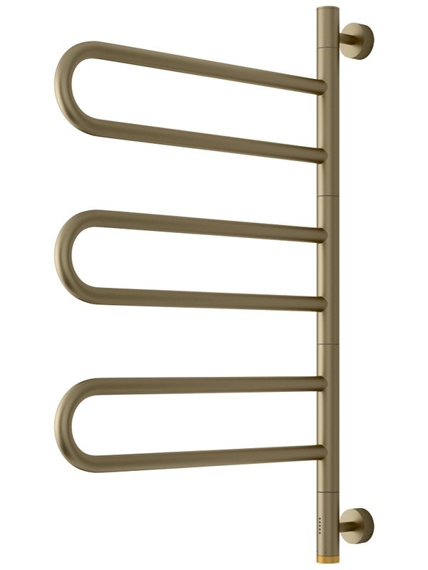 Полотенцесушитель электрический Сунержа Парео 4.0 32-0823-0773 75x50 см, скрытое подключение, золотой шелк, E-образный