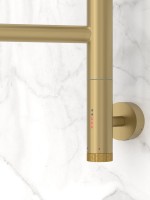 Полотенцесушитель электрический Сунержа Парео 4.0 32-0823-0773 75x50 см, скрытое подключение, золотой шелк, E-образный