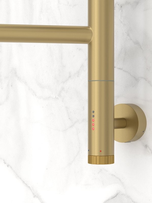 Полотенцесушитель электрический Сунержа Парео 4.0 32-0823-0773 75x50 см, скрытое подключение, золотой шелк, E-образный