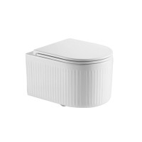 Унитаз подвесной Grossman GR-4408SQ с микролифтом, белый глянец