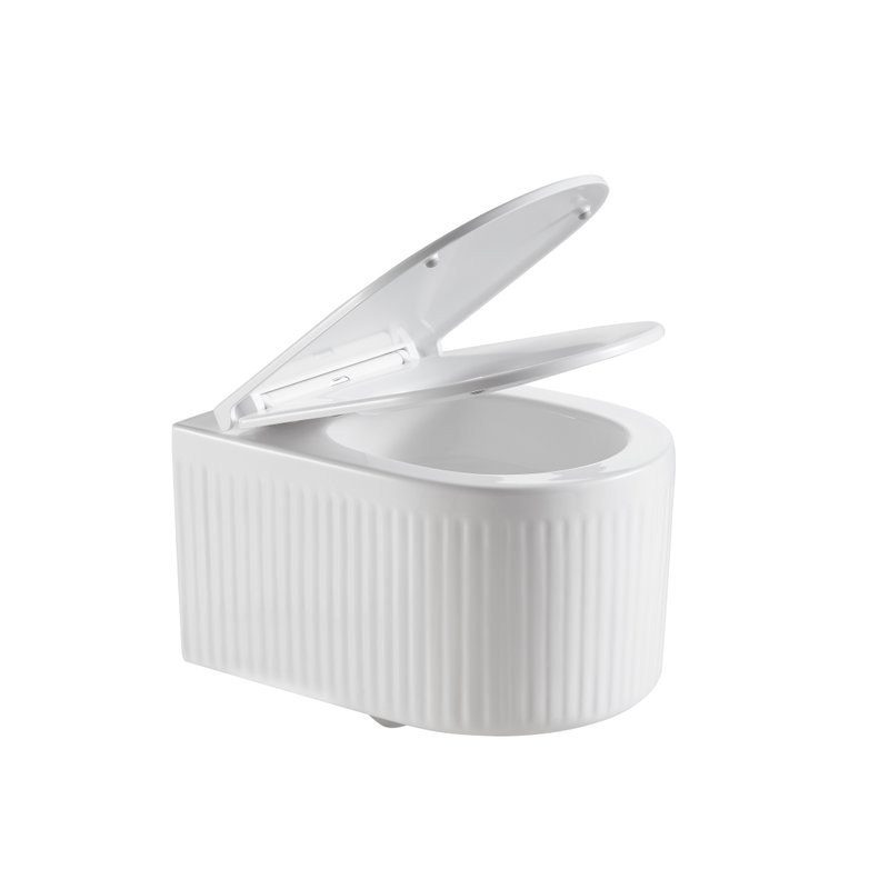 Унитаз подвесной Grossman GR-4408SQ с микролифтом, белый глянец