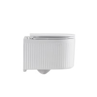 Унитаз подвесной Grossman GR-4408SQ с микролифтом, белый глянец