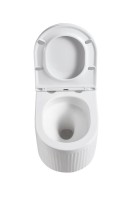 Унитаз подвесной Grossman GR-4408SQ с микролифтом, белый глянец