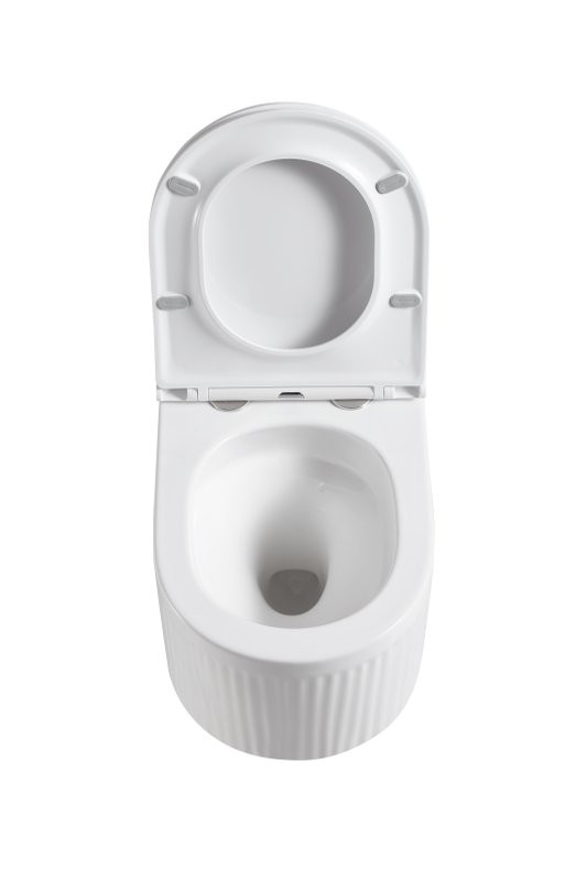 Унитаз подвесной Grossman GR-4408SQ с микролифтом, белый глянец